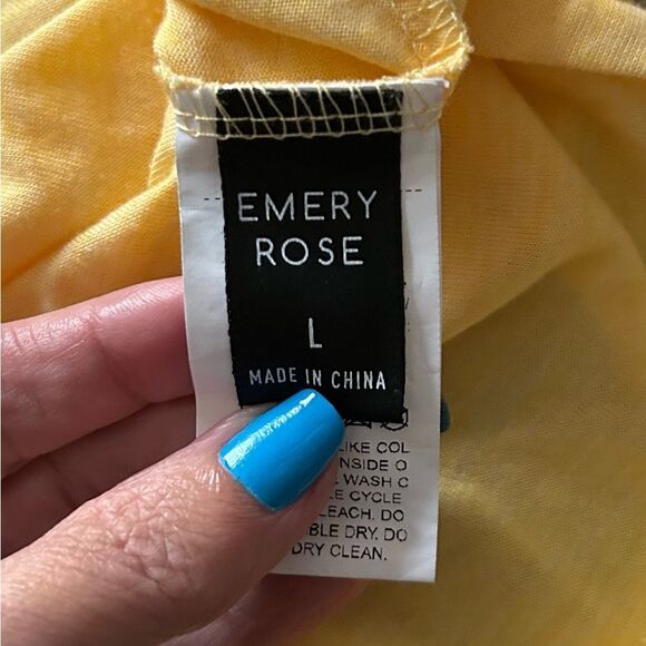 PREOWNED … EMORY ROSE “Size: L” Ruffle Sleeve Blouse - Picture 3 of 3